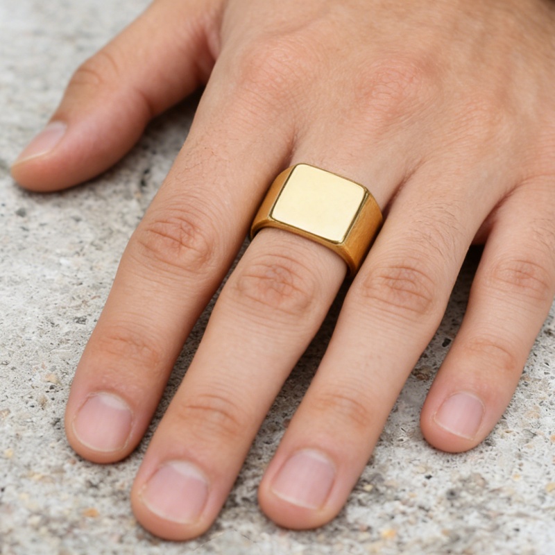 Men'S Accessories Jewelry Brands - Biker Punk Style Rings for Men