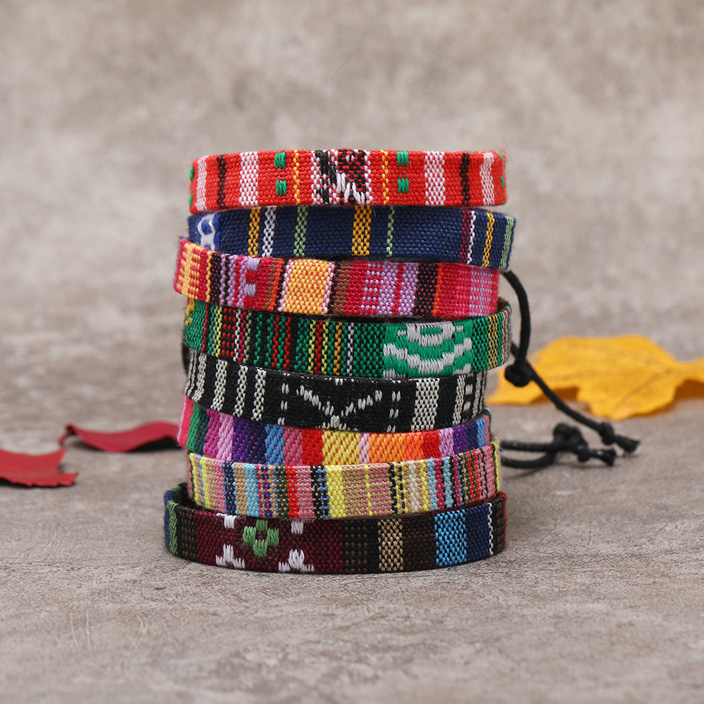Men Accessories Nepal - 12Pcs/Set Nepal Colorful Bracelet Set For