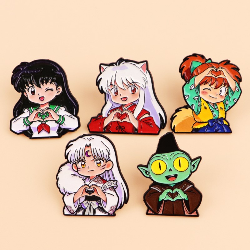 Cute Wolf Ear Fantasy Characte - đánh giá và giá Lapel Pin Enamel