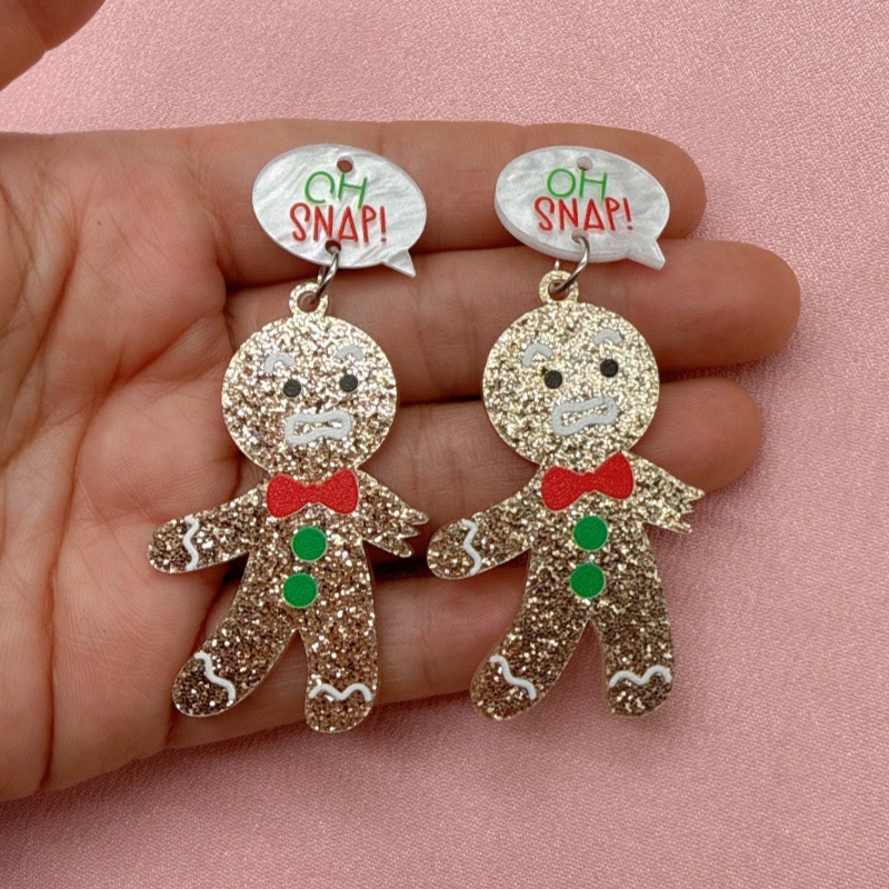 10pcs Cute Christmas Gingerbre - đánh giá và giá Men Accessories Necklace