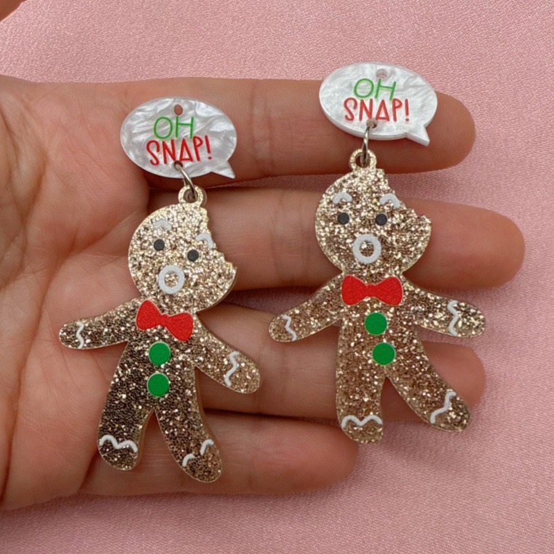 10pcs Cute Christmas Gingerbre - đánh giá và giá Men Accessories Necklace