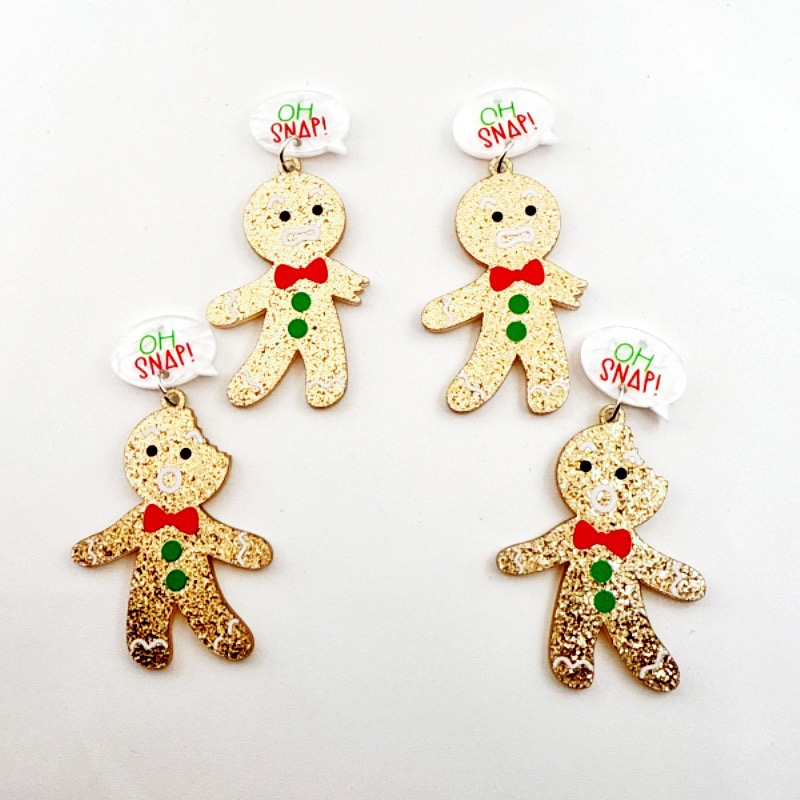 10pcs Cute Christmas Gingerbre - đánh giá và giá Men Accessories Necklace