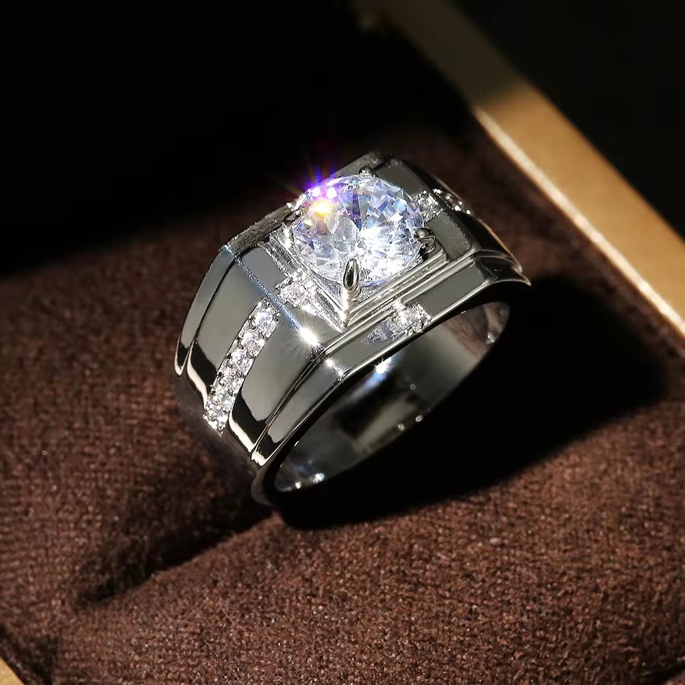 Huitan Gorgeous Men Wedding Ri - đánh giá và giá Men'S Accessories Jewelry Brands