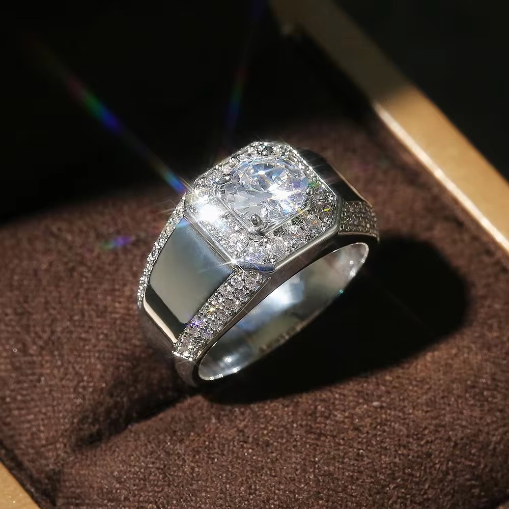 Huitan Gorgeous Men Wedding Ri - đánh giá và giá Men'S Accessories Jewelry Brands