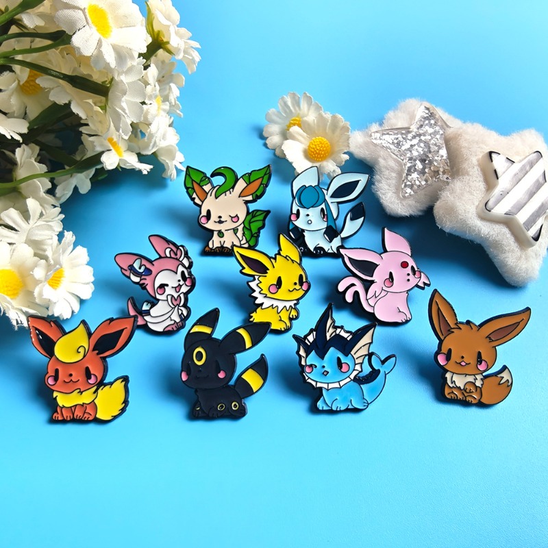 Hot 9 Pcs Anime Elf Brooch Set - đánh giá và giá Lapel Pin Enamel