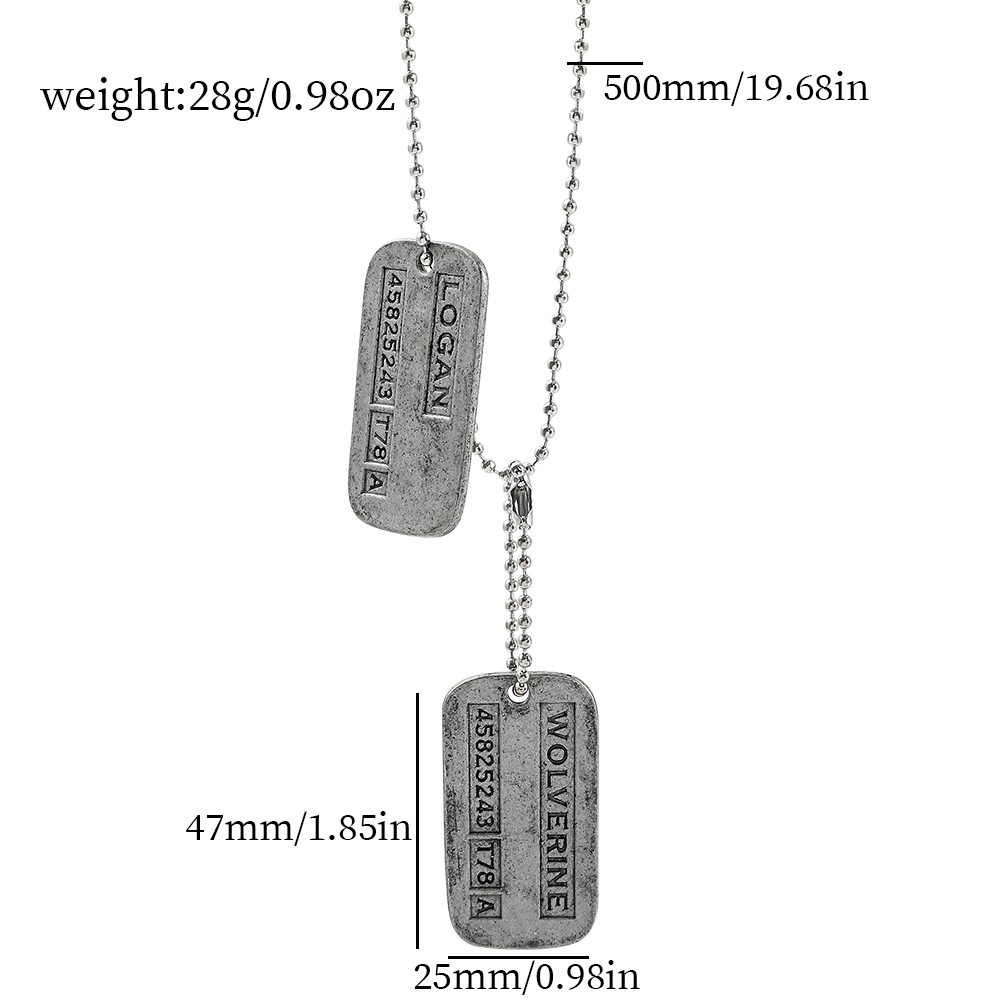 X-Men Wolverine Military Card  - đánh giá và giá Men Accessories Fashion