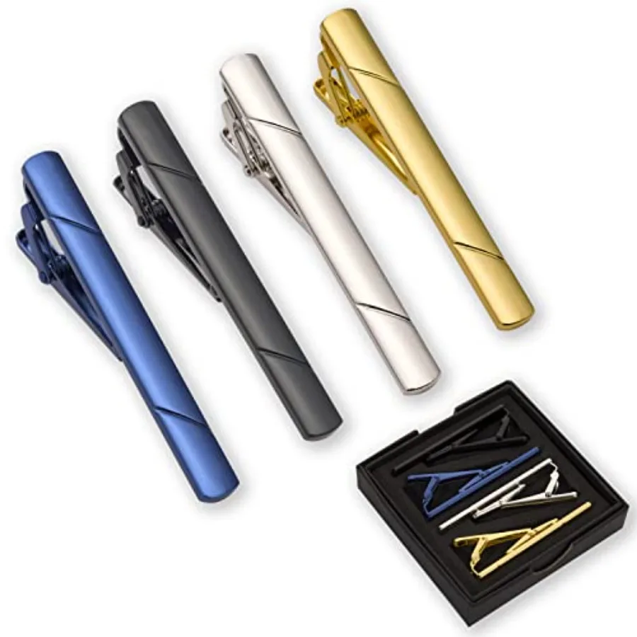 4Pcs Tie Clips For Men Tie Bar - đánh giá và giá Men Accessories Fashion