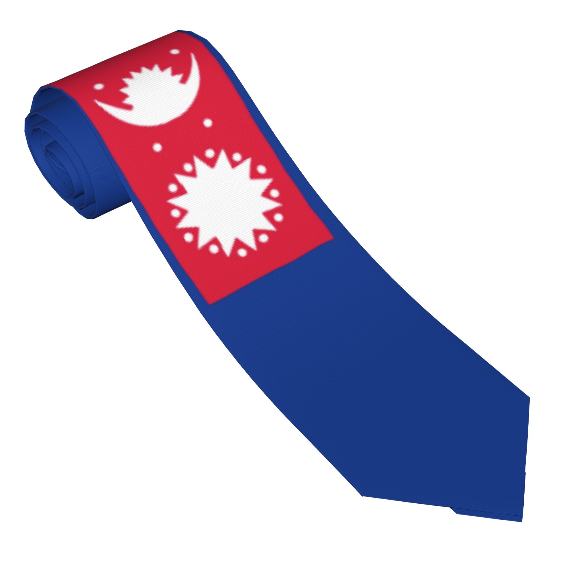 Nepal National Flag Tie  Graph - đánh giá và giá Men Accessories Nepal